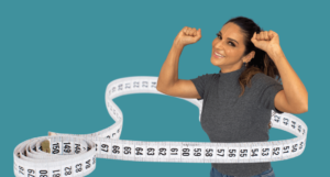 Ela saiu do manequim 48 para o manequim 38